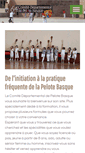 Mobile Screenshot of initiation-pelote-basque.com