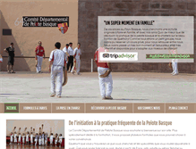 Tablet Screenshot of initiation-pelote-basque.com